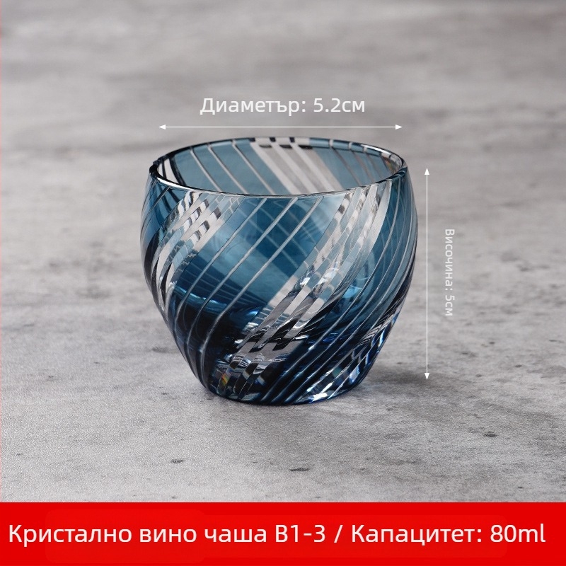 Саке комплект в японски стил от кристално стъкло, капацитет 1–100 ml, марка Tao Chunfang