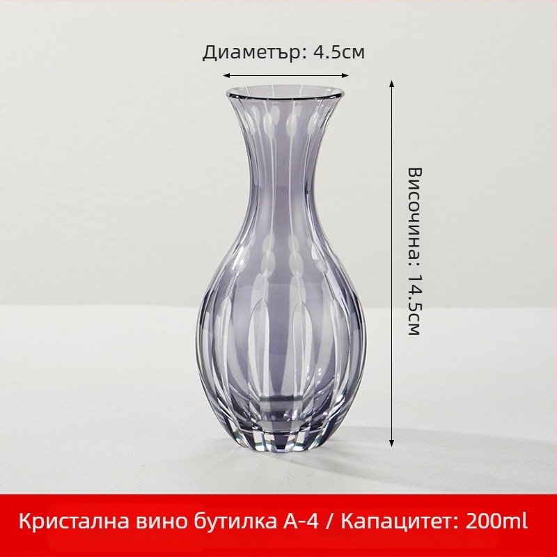 Саке комплект в японски стил от кристално стъкло, капацитет 1–100 ml, марка Tao Chunfang