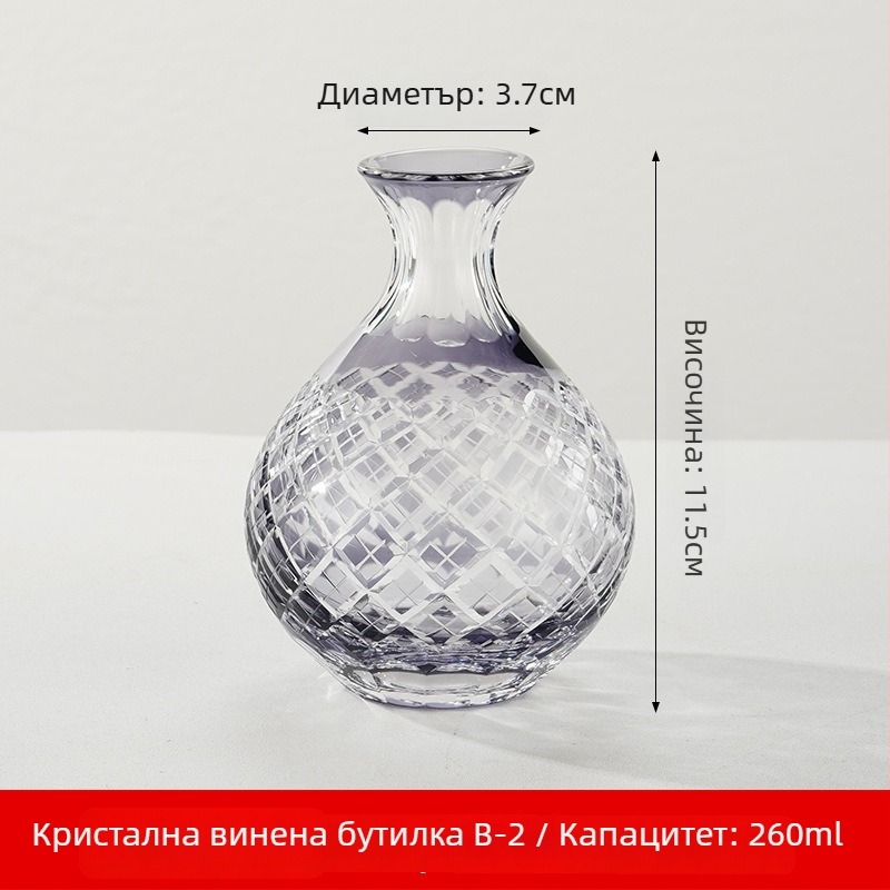 Саке комплект в японски стил от кристално стъкло, капацитет 1–100 ml, марка Tao Chunfang