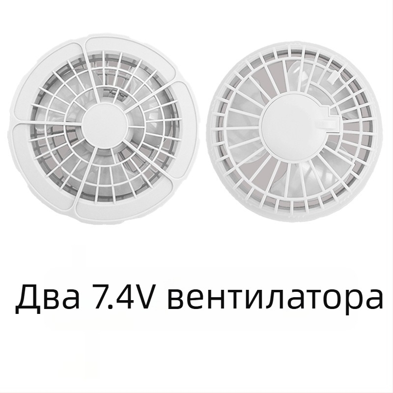 Вентилатор за талията с USB захранване, 4 скорости, четков мотор, цифров дисплей