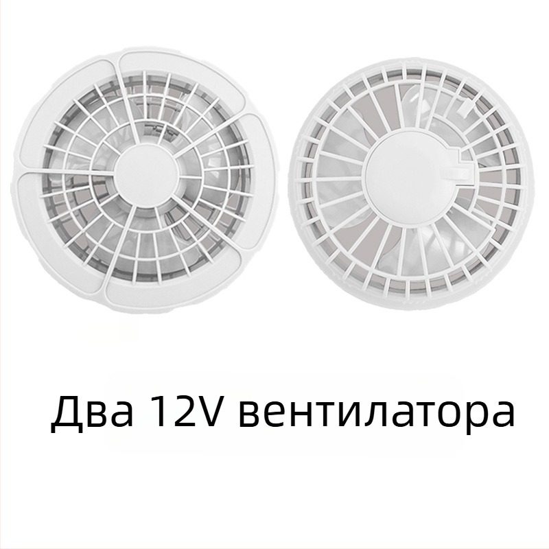 Вентилатор за талията с USB захранване, 4 скорости, четков мотор, цифров дисплей