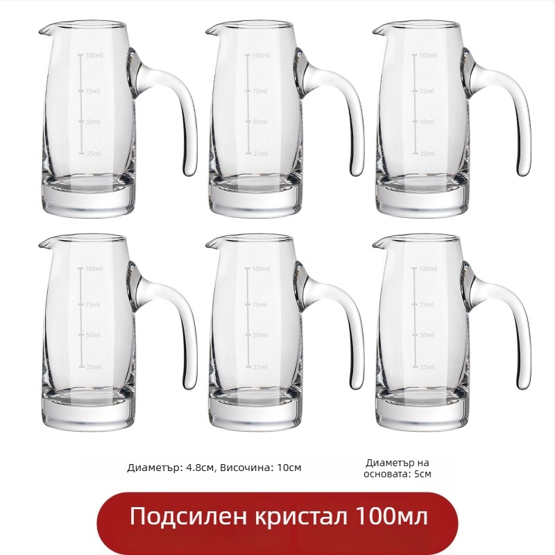 Премиум кристален комплект чаши за ликьор, минималистичен модерен дизайн, малки чаши за вино за домашна употреба, диспенсер за ресторанти за комерсиална употреба