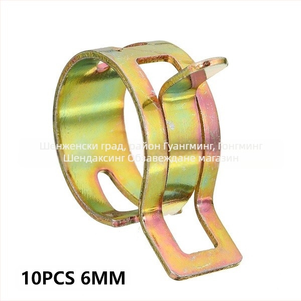 Кламп за метални тръби със еластични пръстени, японски стил, цинково покритие, опаковка 100/160 броя