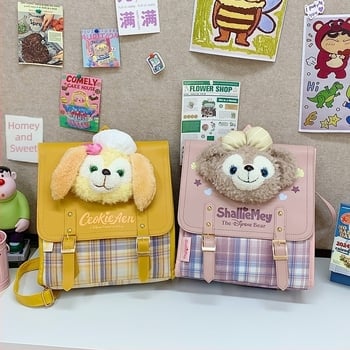 Раница от платно в стил Fresh and Sweet, голяма вместимост, отваряне с цип, вътрешен джоб с цип (Материал: платно; Стил: Fresh and Sweet; Отваряне: цип; Вътрешен джоб: цип; Вместимост: голяма)