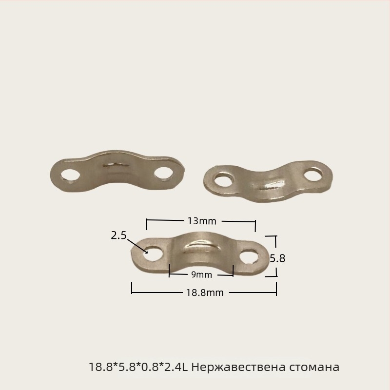 Скоба за кабели, мостовиден метален дизайн за закрепване на проводници