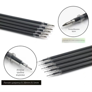 Рефил за неутрална писалка, водно базирано мастило, модел 1