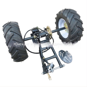 AO GE ATV заден мост комплект с дискова спирачка и офроуд гума