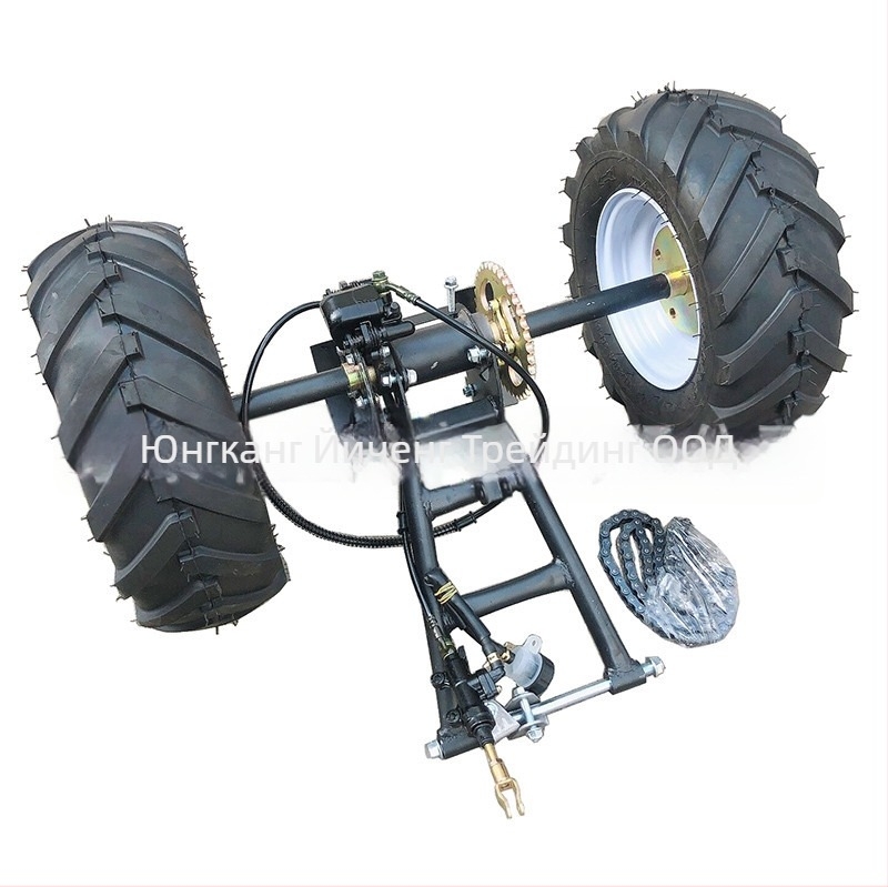 AO GE ATV заден мост комплект с дискова спирачка и офроуд гума