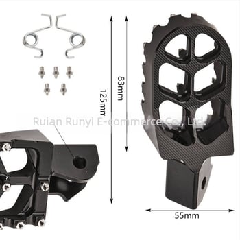CNC алуминиеви стъпала за мотоциклет, съвместими с CRF150F, CRF230F и Qulong Light Bee
