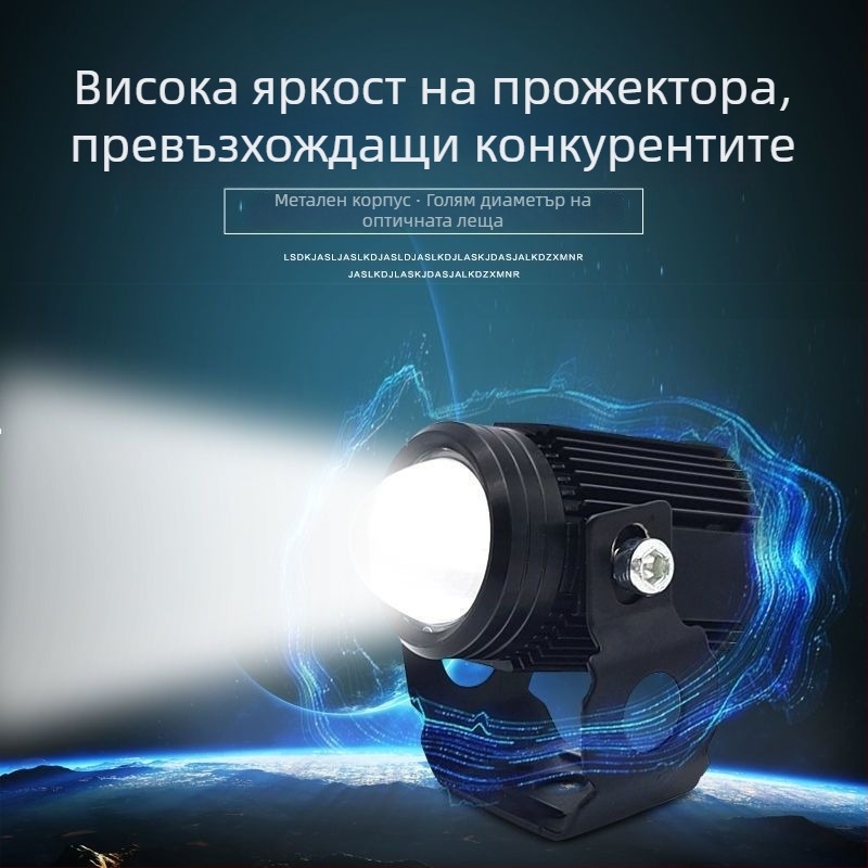 Прожекторна леща за автомобили и мотоциклети със лазерен фар, висока яркост — Powerful Factory