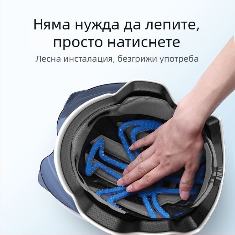 Силиконова подложка за каска - вентилирана, антимирис, универсална