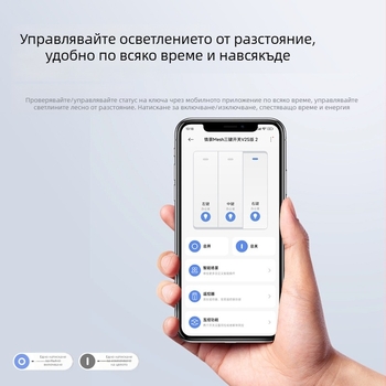 Умен панел за превключване с гласово управление и безжично двойно управление, Bluetooth Mesh 2.0, дистанционно управление чрез мобилно приложение | Напрежение 110-240 V AC • 10 A • Разстояние между монтажните отвори 60 mm • Панел: стъкло със сребрист ефект