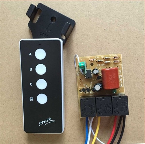 HL три-ходов дистанционен превключвател за осветление (Безжично управление; Домашно/офис осветление; Работна температура 85°C)