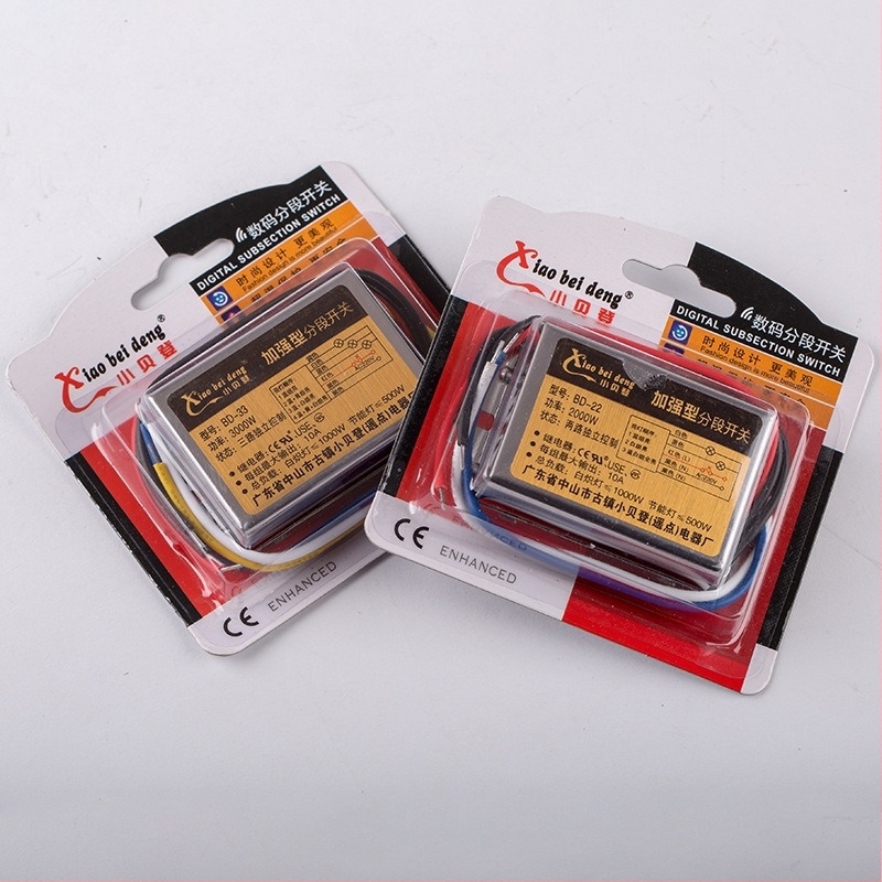 Безжичен интелигентен превключвател, подсилена неръждаема стомана, двуканален, дистанционно управление