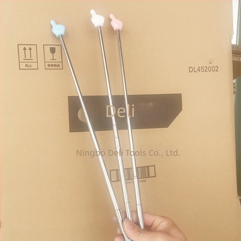 Fleckfleck Retractable Finger Reading Pointer – неръждаема стомана, телескопична пръчка за учебни занятия