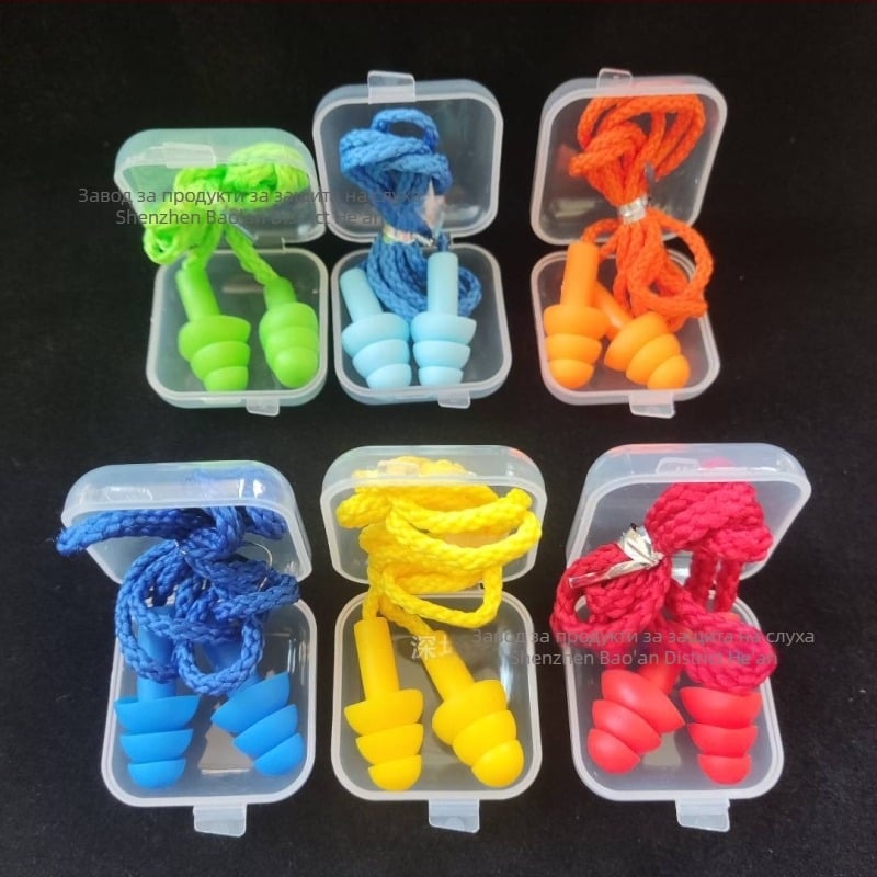 PU ушни тапи с връзка, намаляване на шума 33 dB, SNR 35 dB, CE EN 352-2