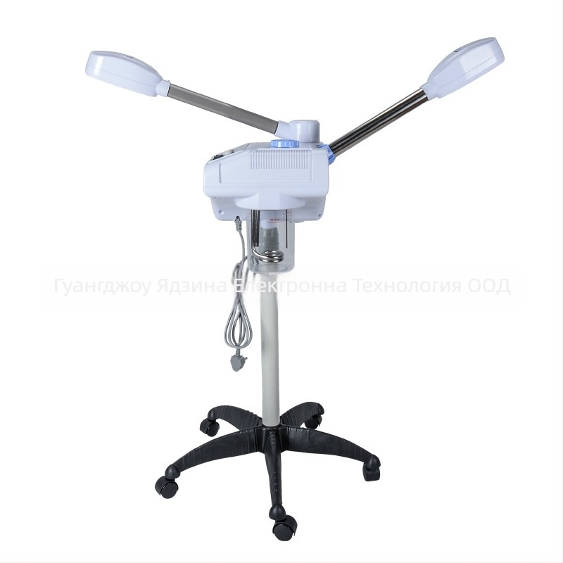 Парна машина за лице с двойна тръба горещ/студен спрей, спрей за билкови екстракти, 5+ скорости, модел 838