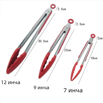 Силиконов клип за храна с висока топлинна устойчивост, антиплъзгане, защита от изгаряния, многофункционален, възможност за печат на лого
