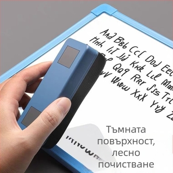 Магнитна гума за дъска за чертане със двупосочно гъбче, фланелена основа, без прах