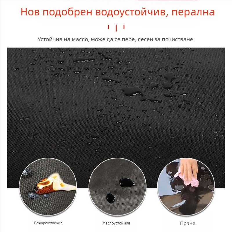 Барбекю мат с фибростъкло и двустранно силиконово покритие, огнеустойчив за къмпинг на открито, код на продукта Jmf-m062, изолационна подложка