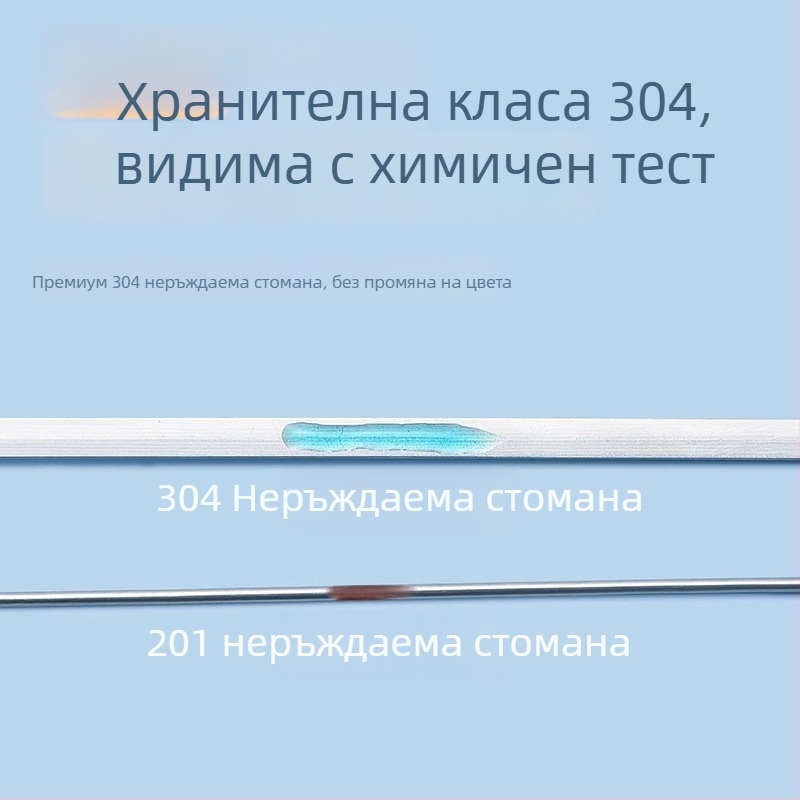 Шпажки за барбекю от неръждаема стомана с дървени дръжки, многократно използваеми