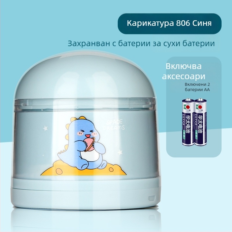 Електрическа автоматична острилка за моливи с животински дизайн, модел 806, марка Tiger Crown, пластмаса, тегло 0,5 кг