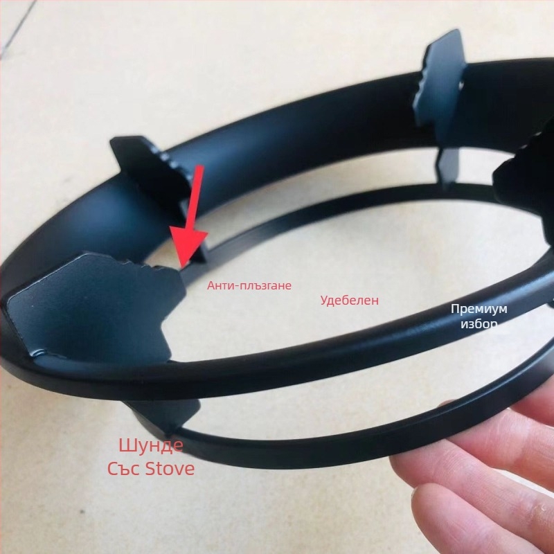 Газов котлон държач – универсален неслизващ петзъбен рафт за съдове, удебелен