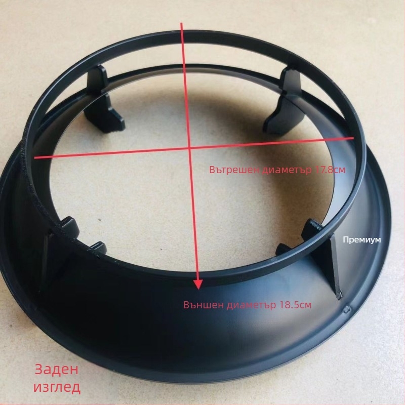 Газов котлон държач – универсален неслизващ петзъбен рафт за съдове, удебелен