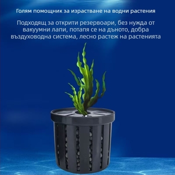 Аквариумна кошница за водни растения за хидропоника — пластмасова, тегло 10, оборудване за аквариум, марка Other homes