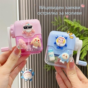 Точило за моливи – детски карикатура Нежа; метално, без марка, не вносено, не е подарък, без IP разрешение