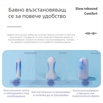 Deli ушни тапи за шумозаглушаване, професионална шумоизолация, модели 19750, 19752, 19753