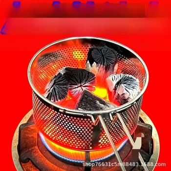 Кошница за въглища за вътрешна електрическа печка и касетна печка, устойчива на високи температури, запалване на въглища и барбекю на открито