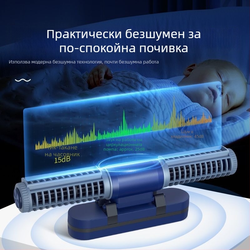 SQG Аквариумна циркулационна помпа — ултра-тиха, променлива честота, подводна генератор на вълни, кръстосан поток