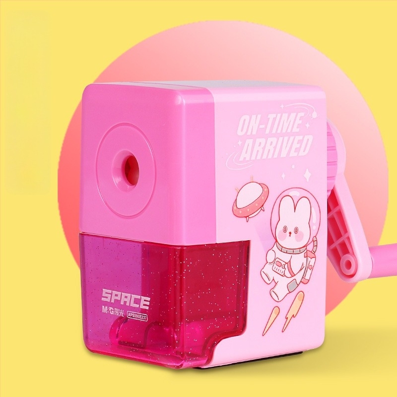 Ръчна острилка за моливи с Miffy (модел 906e2) – пластмасова, квадратна форма, тегло 140 g