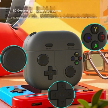 Калъф за слушалки Samsung Galaxy Buds4 – ретро стил за игри, силиконов материал, пълен покрив с мек корпус, минималистичен дизайн, лаковано покритие със спрей, съвместим с Buds4/Buds4 Pro