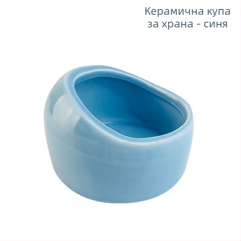 Папагалска керамична водна купа и хранителен съд за клетка – Материал: Друго; Произход: Друго; Подходяща за аквариум; Само ръчно хранене