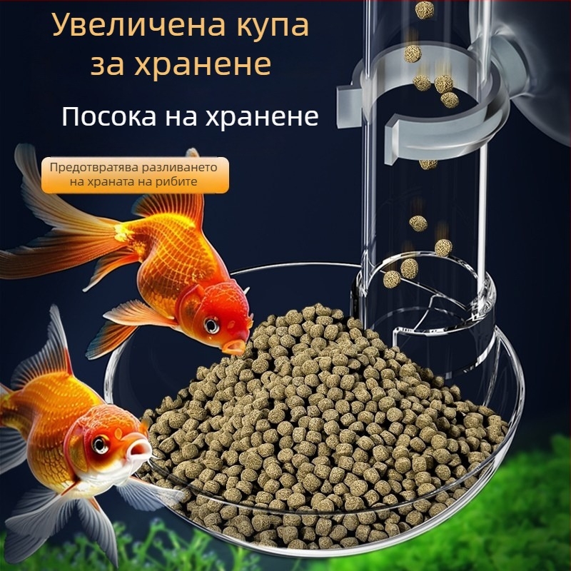 Разтегателна тръба за хранене в аквариум за риби, скариди и костенурки — ръчно хранене, марка Water Island Chronicle, кутия с 10 бр.
