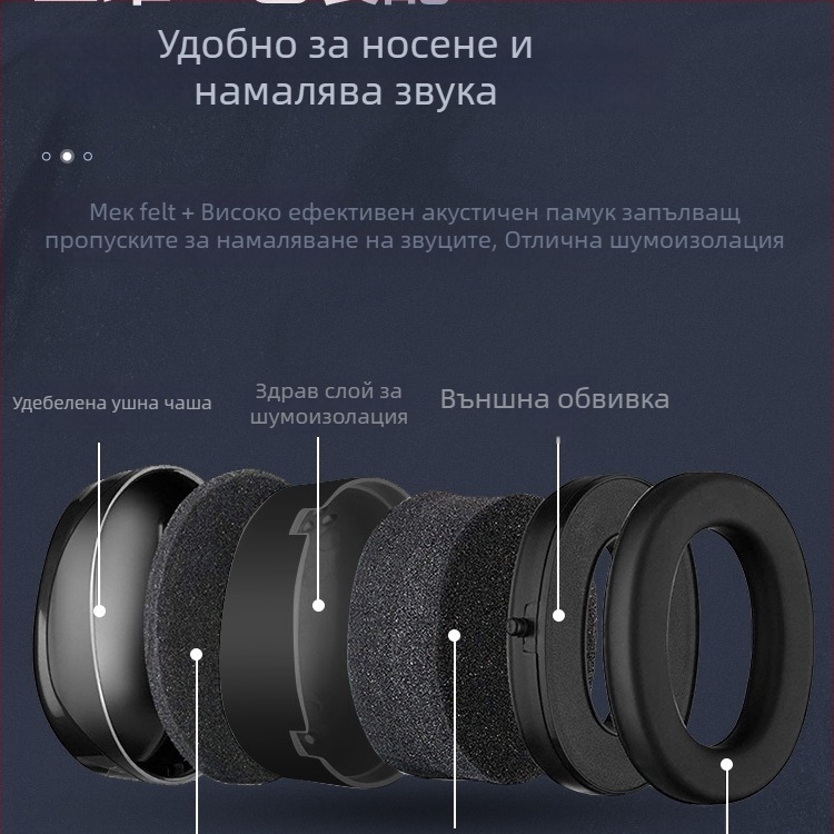 Шумопоглъщащи ушни предпазители за сън в общежитие, материал: копринено цвете, нормални характеристики