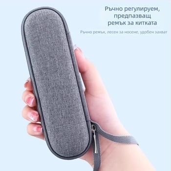 Калъф за лазерен указател – текстилен корпус с предпазен капак, модел SS10, носим товар 5 кг, термален печат, персонализиране