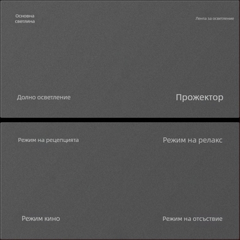 Zigbee интелигентен панел превключвател с офлайн гласов контрол, осем клавиши за сцени, безжично управление през мобилен телефон, 100–240V AC, 10A, монтажни отвори 86×86 мм, PC панел