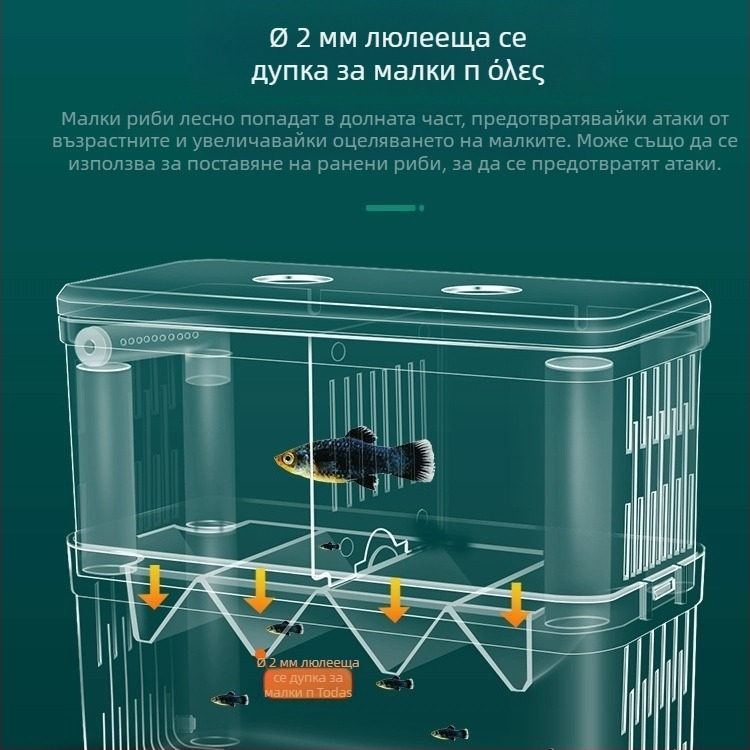 Изолационен инкубатор за гуфи в аквариум — развъдна кутия, материал: Other; марка: sw/Su Wan; продуктова категория: Други стоки за аквариум; категория: Аквариумно оборудване