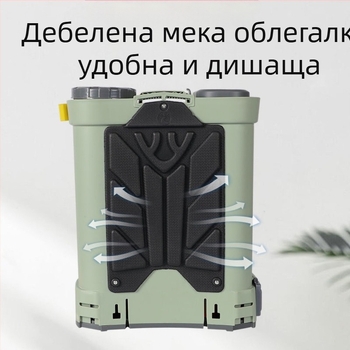 Пръскачка за раница с литиева батерия, високо налягане, за растителна защита