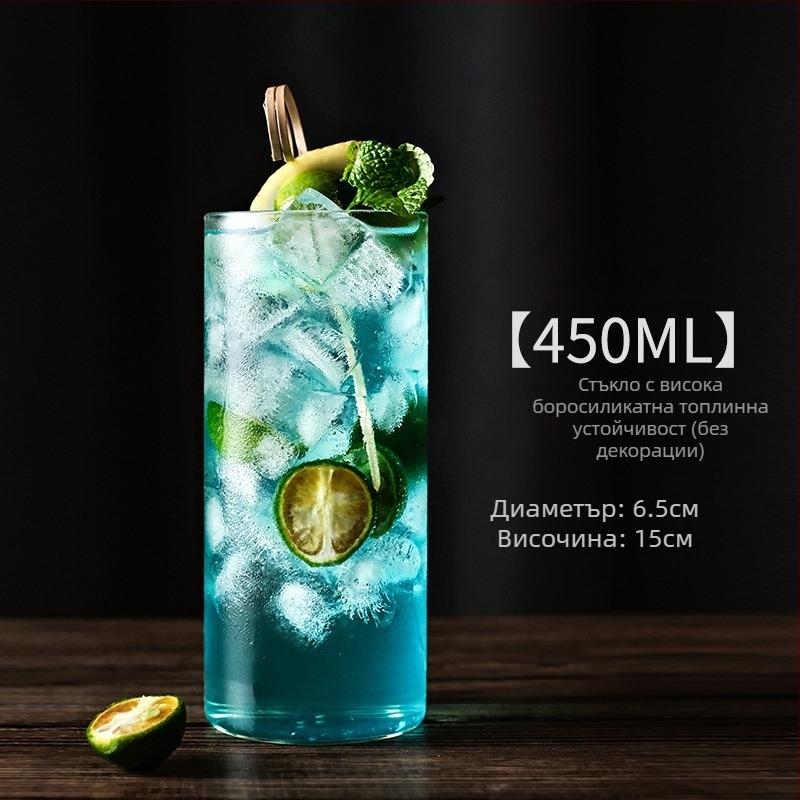 Коктейлна чаша Chu kewei, Северноевропейски стил, стъкло, печат на лого