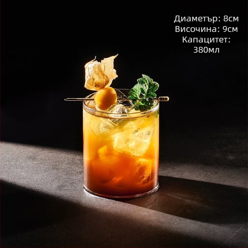 Коктейлна чаша Chu kewei, Северноевропейски стил, стъкло, печат на лого