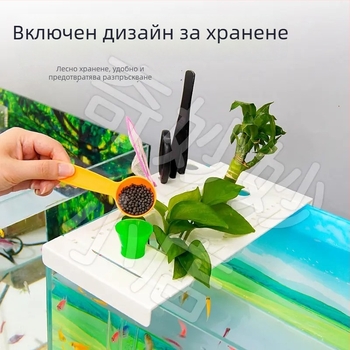 Стелаж за аквариум с разтегателен рафт и поставка за растения, пластмасово оборудване за аквариум, марка Favorite, произход Шандонг, лицензирана частна марка