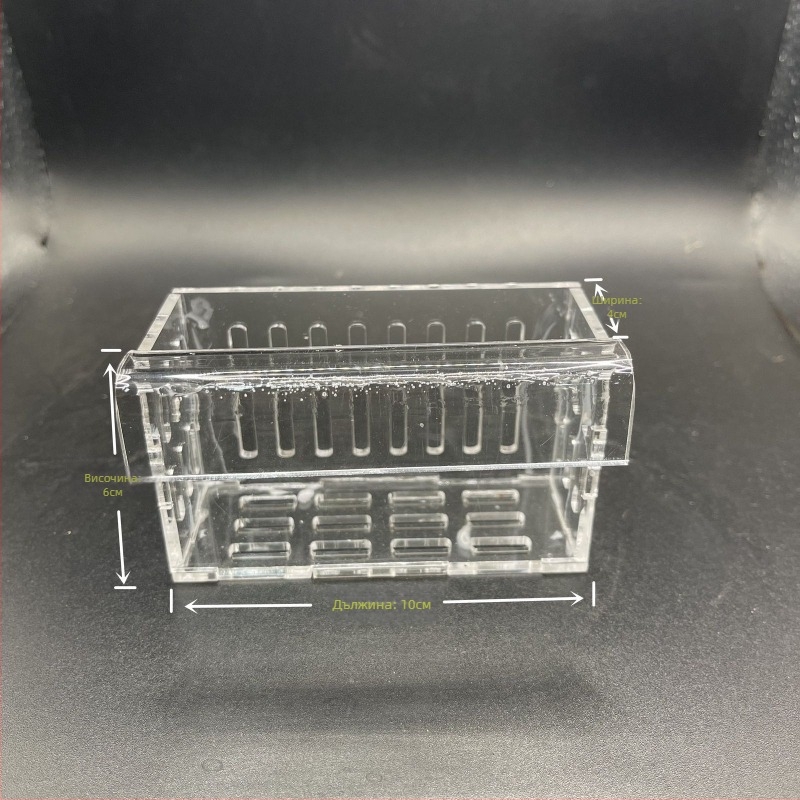 Аквариумно оборудване: стенно монтирана кошница за водни растения и чаша за засаждане за хидропоника