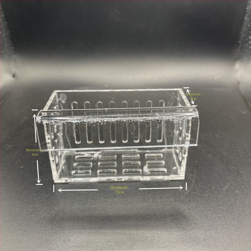 Аквариумно оборудване: стенно монтирана кошница за водни растения и чаша за засаждане за хидропоника