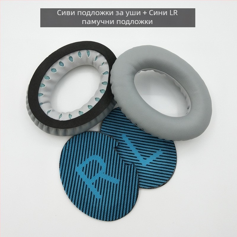 Покритие за възглавничките на слушалките Bose SoundTrue AE2, IW, QC15, QC25, QC35 — изкуствена кожа, мек материал, лесно монтиране