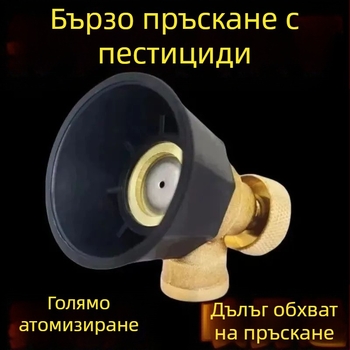 Електрическа дюза за пръскане с регулирама атомизация - пластмасова, марка Unique, капацитет 10