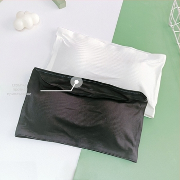 Вискозен потник Tube Top с обвивка за бюста, пълна чашка, средна форма чашки, съдържание на основния плат 90,2%